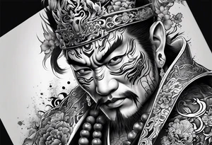 yakuza tattoo demon tattoo idea