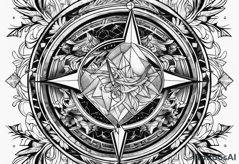 Sagittarius flash tattoo idea