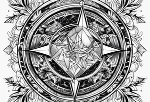 Sagittarius flash tattoo idea
