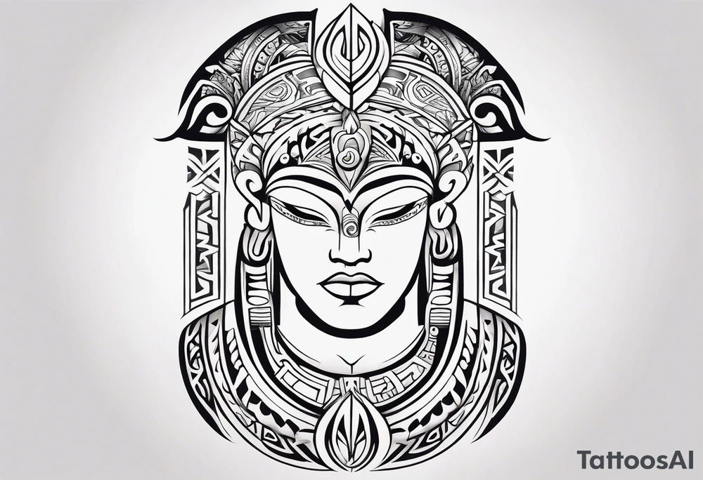 maori tribal  neck tattoo tattoo idea