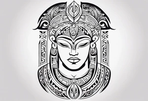 maori tribal  neck tattoo tattoo idea