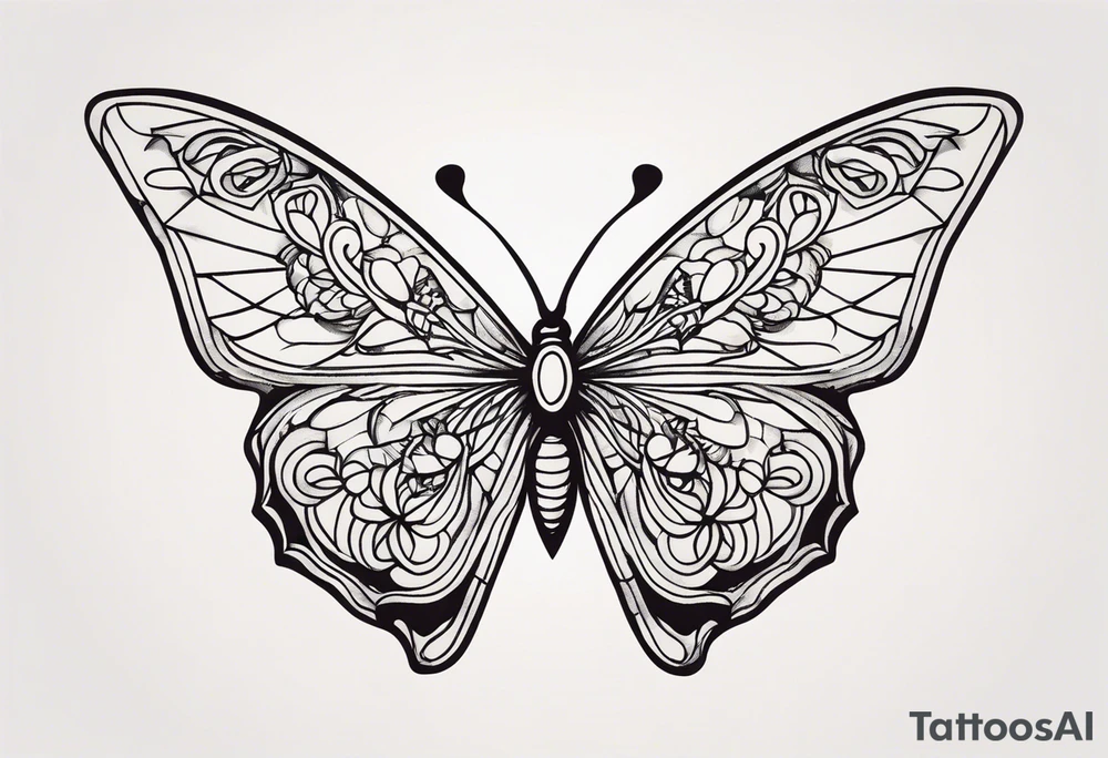 Butterfly tattoo idea