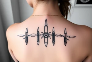 Bullets for the trim tattoo idea