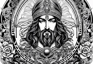 Greek Orthodox mythology tattoo idea