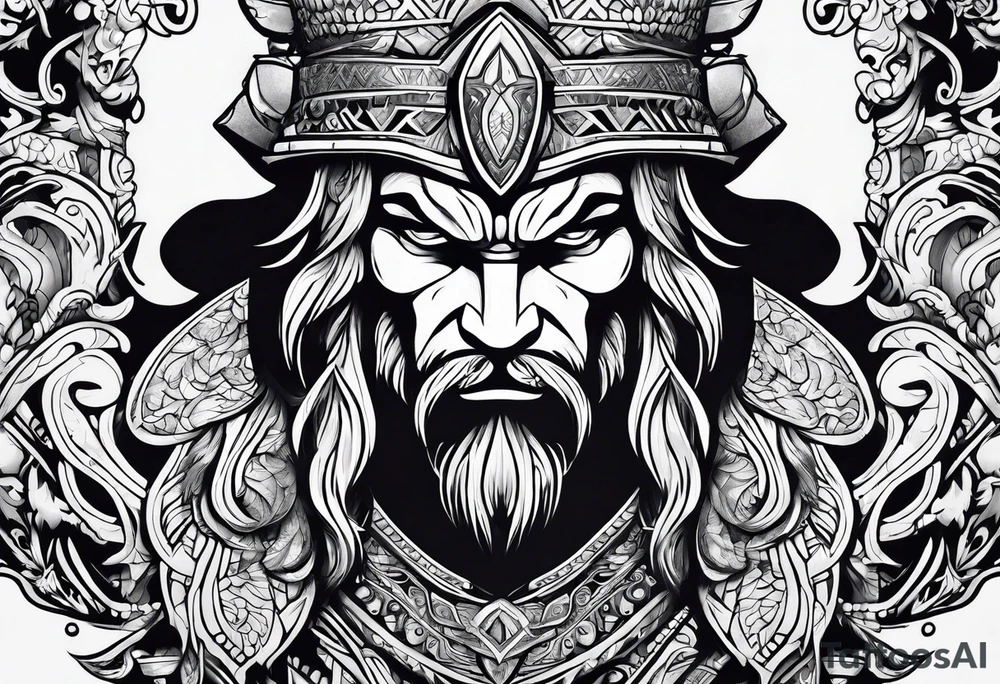 barbarian tattoo idea
