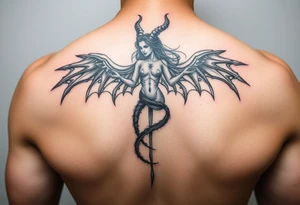 lilith symbol of female power tattoo idea