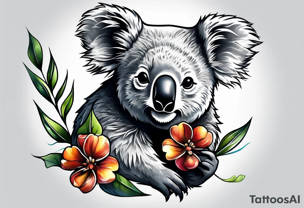 koala tattoo idea