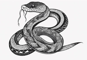 Snake LONG tattoo idea