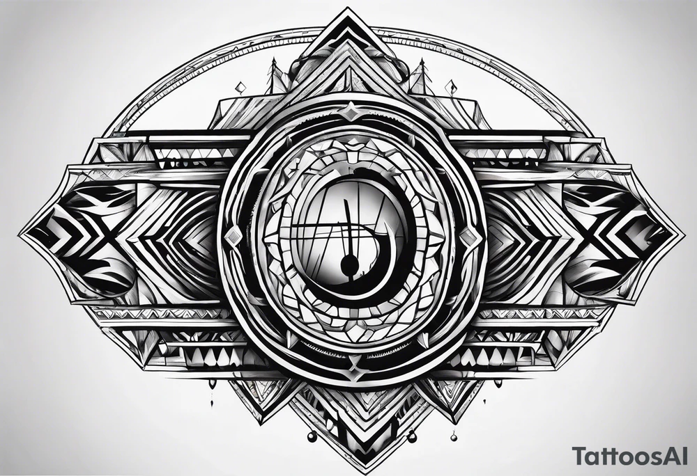 here and now tattoo idea
