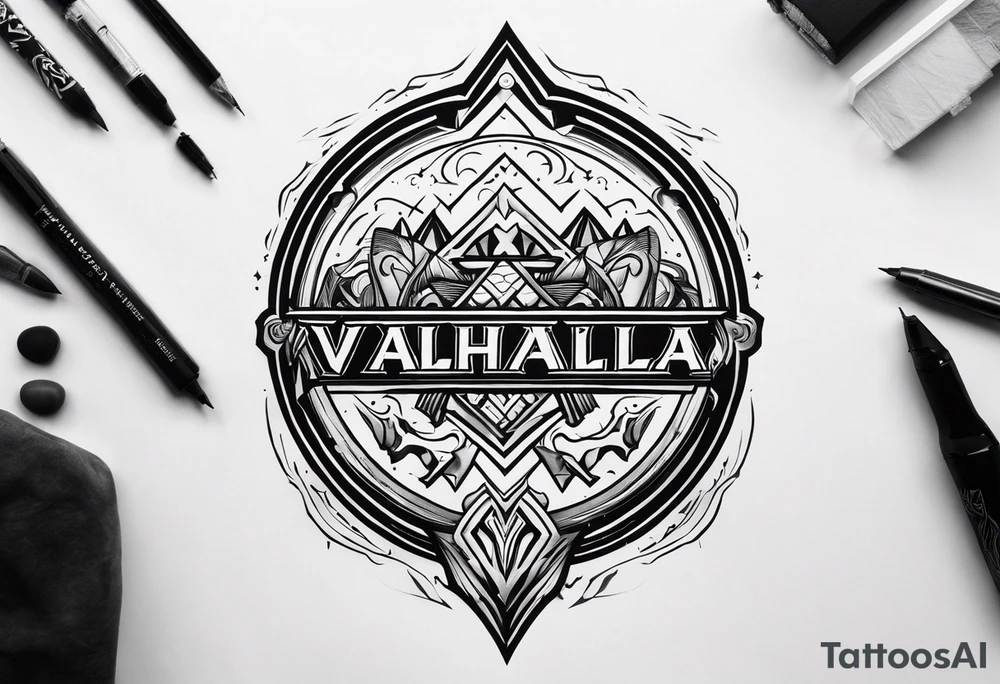 Valhalla tattoo idea