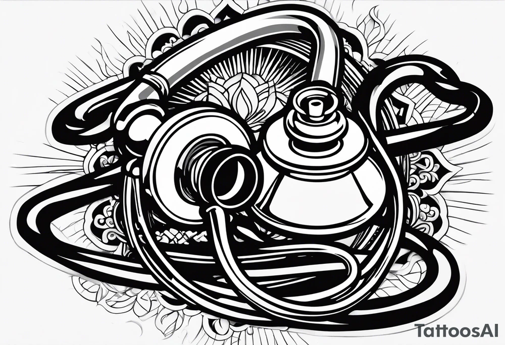 “Do no harm but take no shit” nursing stethoscope tattoo idea