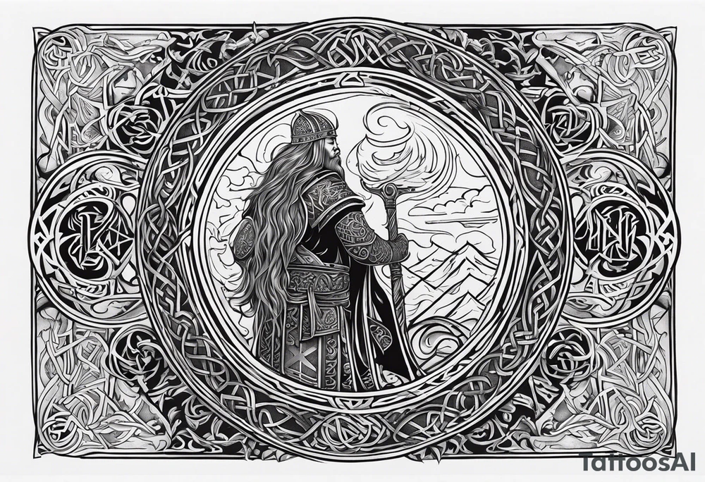 Viking death 
prayer poem tattoo idea