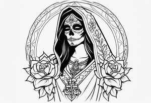 Santa Muerte tattoo idea