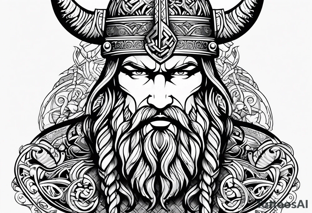 Viking ornament tattoo idea