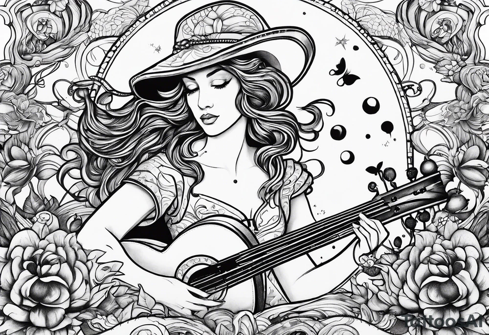 a bard tattoo idea