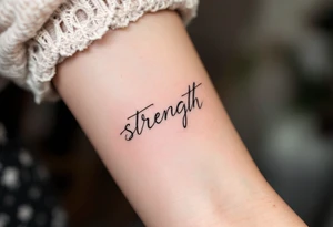 STRENGTH tattoo idea
