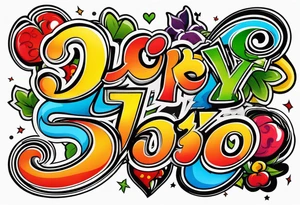 LUCKY5 tattoo idea