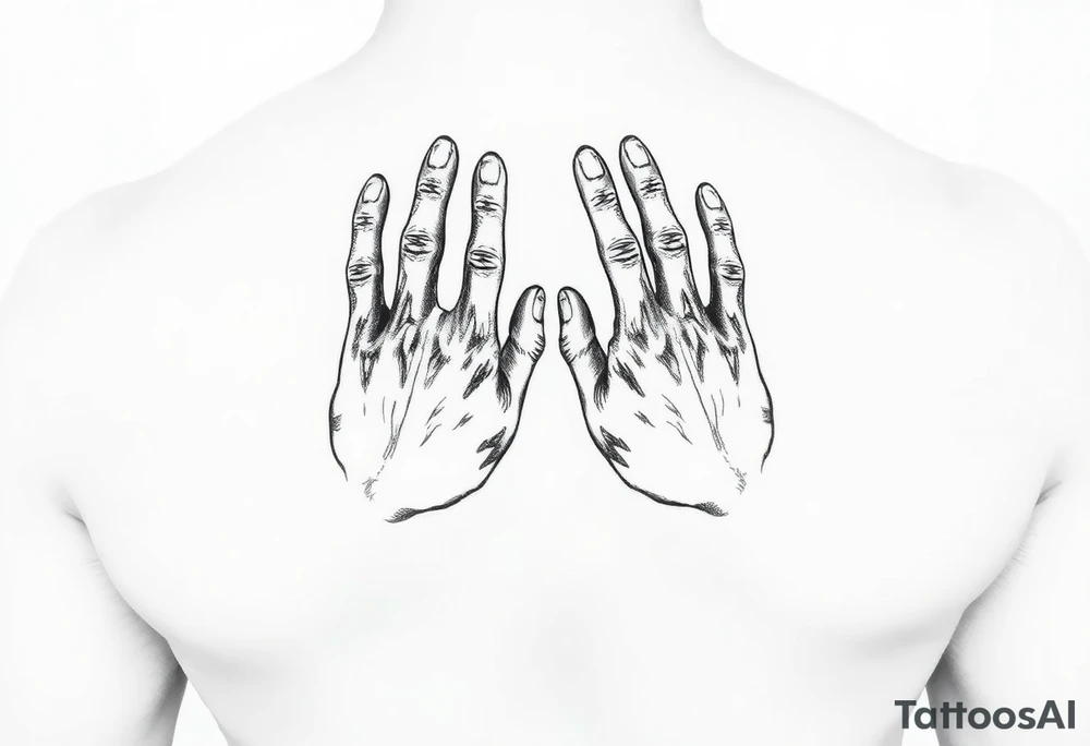 Hoodlum Hooligan across all my fingers on both hands tattoo idea