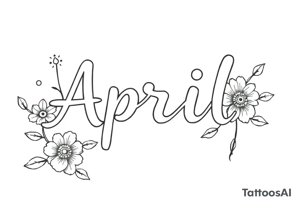 April tattoo idea