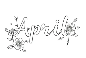 April tattoo idea