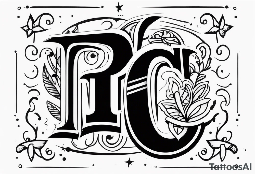 Boyfriend's Initials T A C tattoo idea