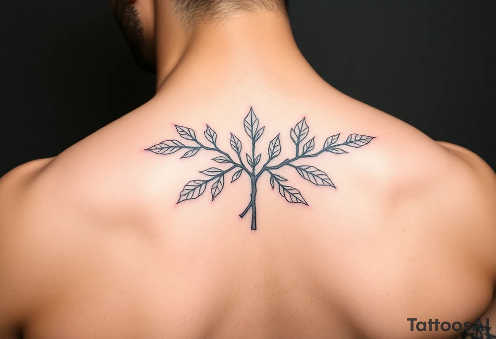 oak branch tattoo idea