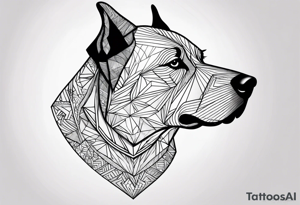 Black Dog tattoo idea