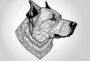 Black Dog tattoo idea