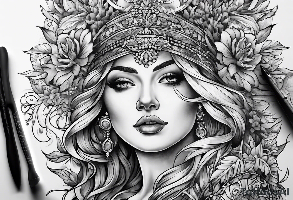 The Map of calabria tattoo idea