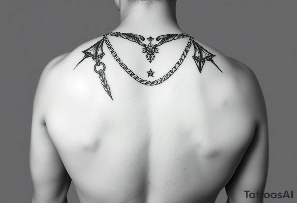 Male gimp, tied up tattoo idea