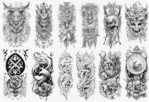 Sleeve Scandinavia tattoo idea