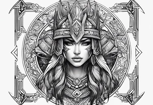 A warrior tattoo idea
