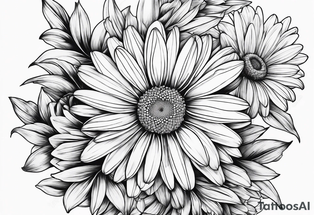 daisy tattoo idea