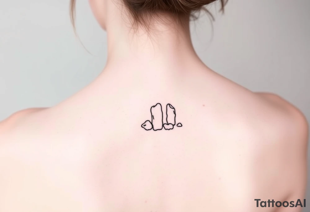 Standing stones tattoo idea