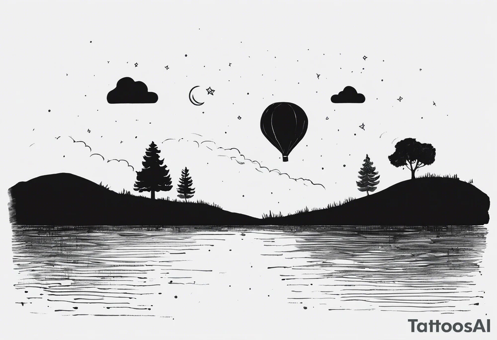 Tattoo the lyrics
 "Weathered and fading
Who feels alone in the world?
You do
Too complicated
It's not the same anymore
You're through"

from the song "Only Friend" - Wallows

include little icons relevant to the song like the earth or a rainy cloud (examples_ tattoo idea