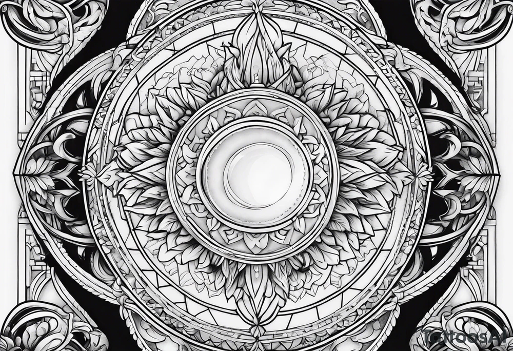 heaven vignette tattoo idea