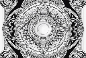 heaven vignette tattoo idea