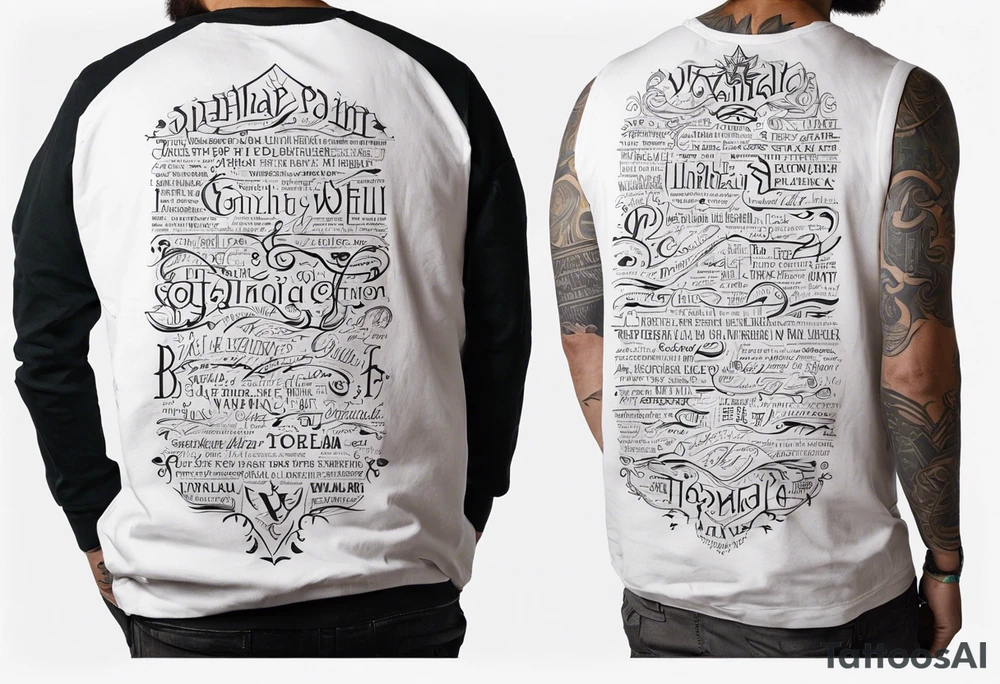 VALHALLA  poem lo there tattoo idea