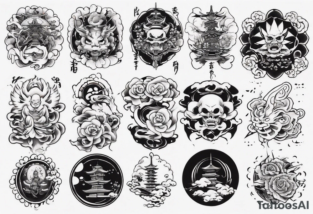 Japanese spiritual tattoo idea