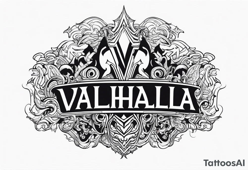 Valhalla mist tattoo idea