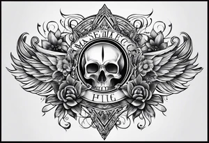 Chest piece tattoo idea