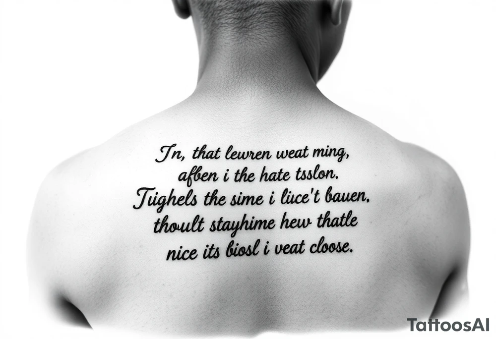 swahili sayings tattoo idea