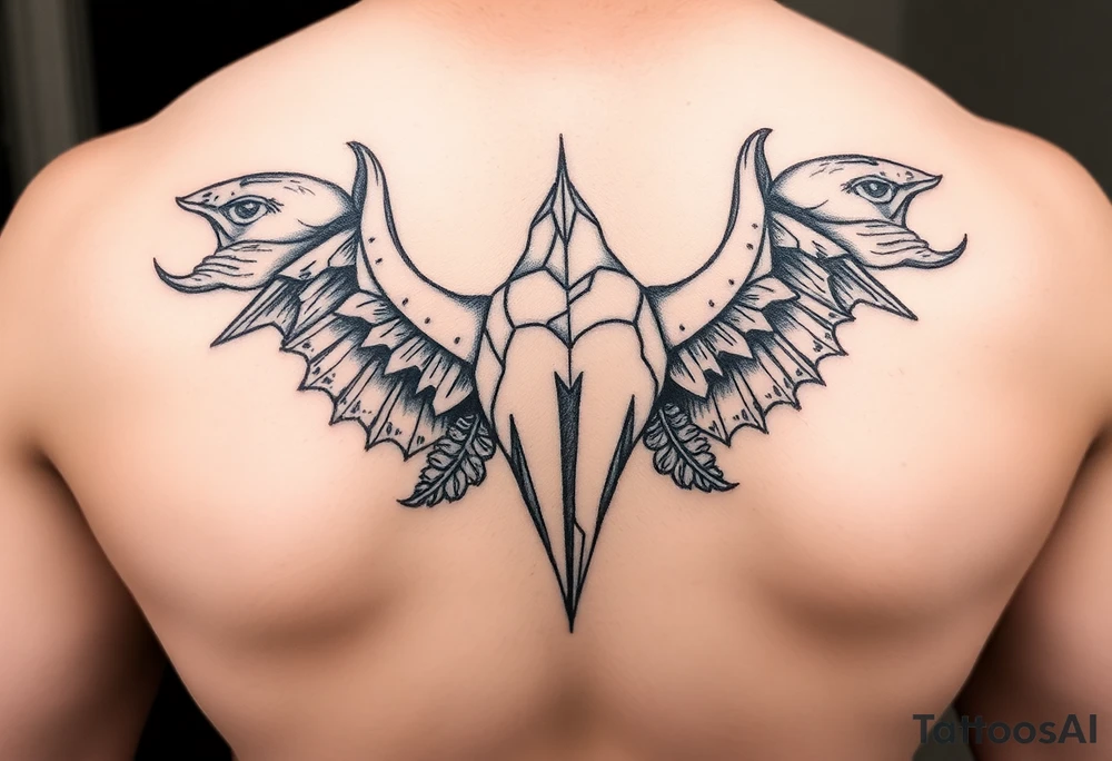 Tori with designs tattoo idea