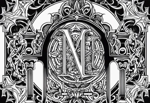 Alexis, in a gothic font tattoo idea