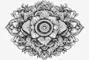 free-hand brazo entero tattoo idea