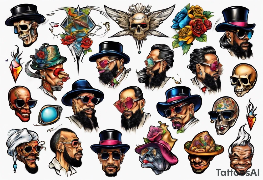 Pimp Named Slickback tattoo idea