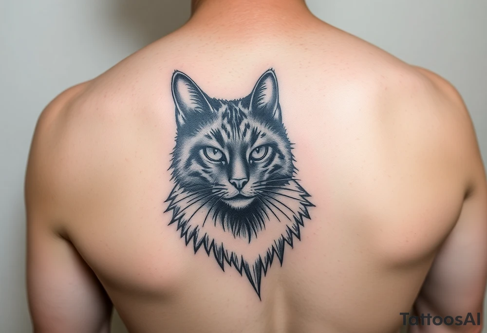 Black Cat tattoo idea