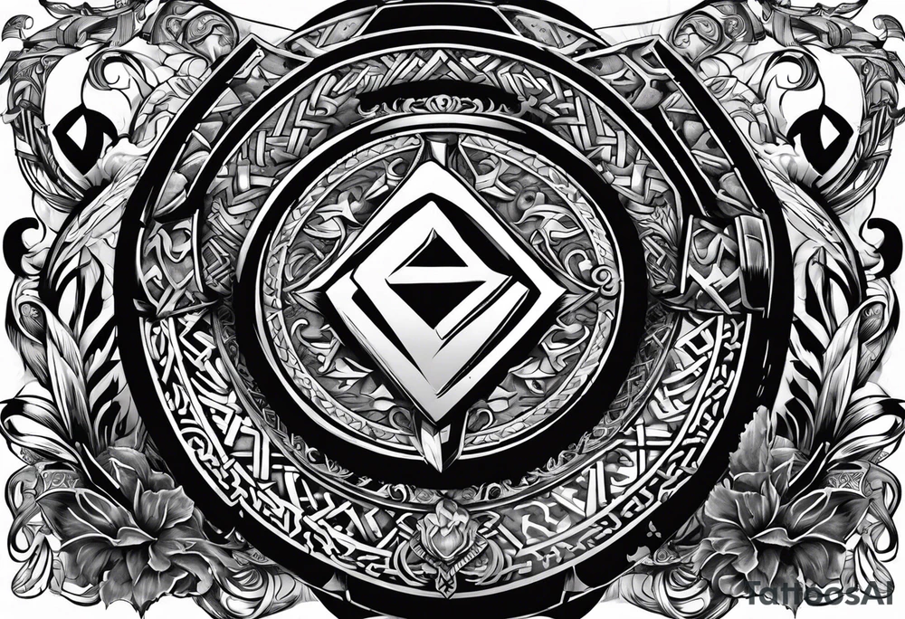Valhalla round
shield axe sword valknut tattoo idea Valhalla round
shield axe sword valknut tattoo idea