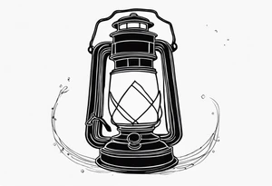 Eerie Lantern tattoo idea