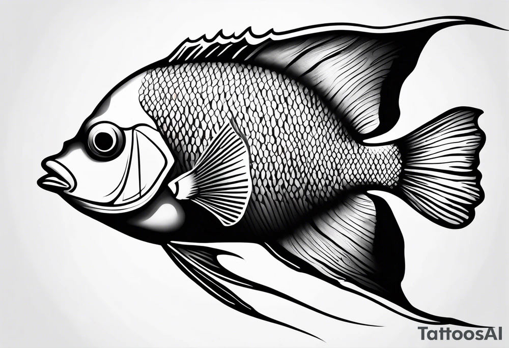 Angelfish tattoo idea